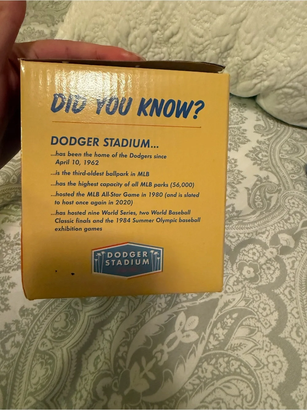 Los Angeles Dodgers official looking